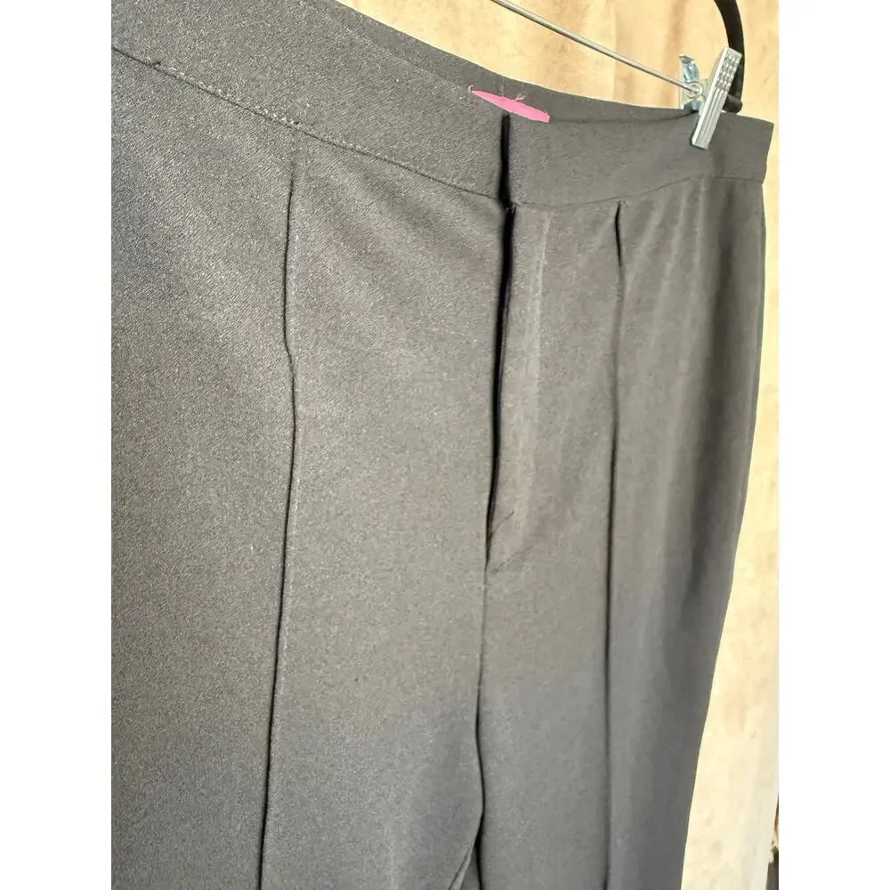 Flying Tomato Unique Vintage Black Flare Dress Pants 2X NWOT